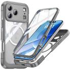 For iPhone 17 Pro Max Life Waterproof MagSafe Magnetic Rugged Phone Case(Grey) - 1