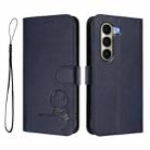 For itel A95 5G Litter Panda Embossing RFID Leather Phone Case with Lanyard(Blue) - 2