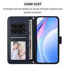 For itel P40 Litter Panda Embossing RFID Leather Phone Case with Lanyard(Blue) - 3