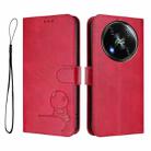 For itel RS4 Litter Panda Embossing RFID Leather Phone Case with Lanyard(Rose Red) - 2