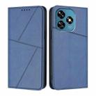 For Oukitel C51 Strong Magnetic Frosted Flip Leather Phone Case(Royal Blue) - 1