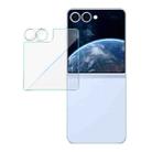 For Samsung Galaxy Z Flip7 5G 1 Sets imak Lens Film + Glass Rear Screen Sticker - 1