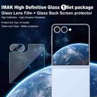 For Samsung Galaxy Z Flip7 5G 1 Sets imak Lens Film + Glass Rear Screen Sticker - 2