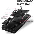 For TCL 50 5G CD Texture Sliding Camshield Magnetic Holder Phone Case(Silver) - 3