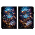 For OPPO Pad SE 11 inch Crystal Texture Colored Drawing Leather Tablet Case(Little Lantern Flowers) - 2