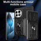 For OnePlus 13 5G Sliding Camshield TPU+PC Phone Case with Card Slot(Rose Gold) - 2