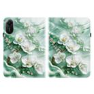 For Xiaomi Redmi Pad 2 11 inch Crystal Texture Colored Drawing Leather Tablet Case(Jade Flowers) - 2