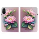 For Xiaomi Redmi Pad 2 11 inch Crystal Texture Colored Drawing Leather Tablet Case(Lotus) - 2