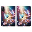 For Xiaomi Redmi Pad 2 11 inch Crystal Texture Colored Drawing Leather Tablet Case(Butterfly Love Flower) - 2
