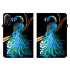 For Xiaomi Redmi Pad 2 11 inch Crystal Texture Colored Drawing Leather Tablet Case(Peacock) - 2