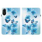 For Xiaomi Redmi Pad 2 11 inch Crystal Texture Colored Drawing Leather Tablet Case(Blue Butterflies) - 2