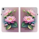 For Xiaomi Redmi K Pad 8.8 inch Crystal Texture Colored Drawing Leather Tablet Case(Lotus) - 2