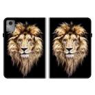 For Lenovo Idea Tab 11 / Xiaoxin Pad 2025 Crystal Texture Colored Drawing Leather Tablet Case(Lion Head) - 2