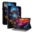 For Lenovo Idea Tab 11 / Xiaoxin Pad 2025 Crystal Texture Colored Drawing Leather Tablet Case(Little Lantern Flowers) - 1