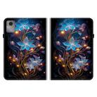 For Lenovo Idea Tab 11 / Xiaoxin Pad 2025 Crystal Texture Colored Drawing Leather Tablet Case(Little Lantern Flowers) - 2