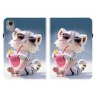 For Lenovo Idea Tab 11 / Xiaoxin Pad 2025 Crystal Texture Colored Drawing Leather Tablet Case(Cartoon Tiger Cub) - 2