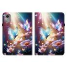 For Lenovo Idea Tab 11 / Xiaoxin Pad 2025 Crystal Texture Colored Drawing Leather Tablet Case(Butterfly Love Flower) - 2