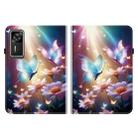 For Lenovo Legion Y700 Gen 4 Crystal Texture Colored Drawing Leather Tablet Case(Butterfly Love Flower) - 2