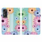 For Lenovo Legion Y700 Gen 4 Crystal Texture Colored Drawing Leather Tablet Case(Sunflowers) - 2