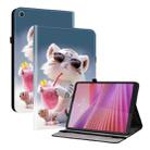 For Lenovo Tab K9 / Tab One Crystal Texture Colored Drawing Leather Tablet Case(Cartoon Tiger Cub) - 1