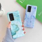 For Huawei P40 Glossy Marble Pattern Soft TPU Protective Case(Sea Wave) - 3