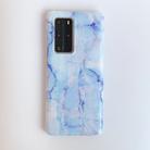 For Huawei P40 Pro / P40 Pro+ Glossy Marble Pattern Soft TPU Protective Case(Blue Purple) - 2