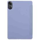 For Xiaomi Redmi Pad 2 Deformation Silicone Leather Tablet Case(Lavender) - 3