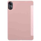 For Xiaomi Redmi Pad 2 Deformation Silicone Leather Tablet Case(Rose Gold) - 3