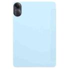 For Xiaomi Redmi Pad 2 Deformation Silicone Leather Tablet Case(Sky Blue) - 3