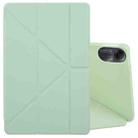 For Xiaomi Redmi Pad 2 Deformation Silicone Leather Tablet Case(Matcha Green) - 1