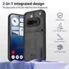 For Nothing Phone 3a Skin Feel Frosted PC+TPU Shockproof Phone Case(Transparent Black) - 2
