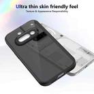For Nothing Phone 3a Skin Feel Frosted PC+TPU Shockproof Phone Case(Transparent Black) - 3