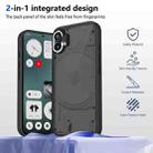 For Nothing Phone 1 Skin Feel Frosted PC+TPU Shockproof Phone Case(Transparent Black) - 2