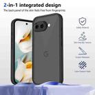 For Google Pixel 9a Skin Feel Frosted PC+TPU Shockproof Phone Case(Transparent Black) - 2