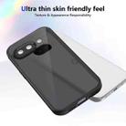 For Google Pixel 9a Skin Feel Frosted PC+TPU Shockproof Phone Case(Transparent Black) - 3
