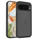 For Google Pixel 10 Skin Feel Frosted PC+TPU Shockproof Phone Case(Transparent Black) - 1
