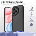 For Honor 400 Pro Global 160.8mm Skin Feel Frosted PC+TPU Shockproof Phone Case(Transparent Black) - 2