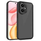 For Honor 400 Global 156.5mm Skin Feel Frosted PC+TPU Shockproof Phone Case(Transparent Black) - 1