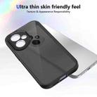 For Honor 400 Global 156.5mm Skin Feel Frosted PC+TPU Shockproof Phone Case(Transparent Black) - 3