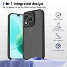 For Honor 400 Lite Global Skin Feel Frosted PC+TPU Shockproof Phone Case(Transparent Black) - 2
