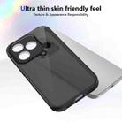 For Honor 400 Lite Global Skin Feel Frosted PC+TPU Shockproof Phone Case(Transparent Black) - 3