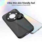 For Honor X9b Skin Feel Frosted PC+TPU Shockproof Phone Case(Transparent Black) - 3