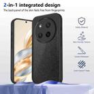 For Honor X60 Pro Skin Feel Frosted PC+TPU Shockproof Phone Case(Transparent Black) - 2