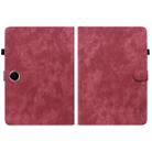 For OPPO Pad SE 11 inch Tiger Pattern Flip Leather Tablet Case(Red) - 3