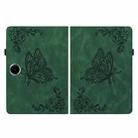 For OPPO Pad SE 11 inch Butterfly Flower Embossed Leather Tablet Case(Green) - 3