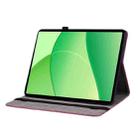 For OPPO Pad SE 11 inch Butterfly Rose Embossed Leather Tablet Case(Red) - 3