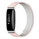 For Fitbit Inspire 2 / Ace 3 xDfind Litchi Texture Magnetic Silicone Watch Band(Pink Sstarlight) - 1