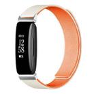 For Fitbit Inspire 2 / Ace 3 xDfind Litchi Texture Magnetic Silicone Watch Band(Starlight Orange) - 1