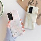 For Huawei P40 Glossy Marble Pattern Soft TPU Protective Case(Fine Pits) - 3