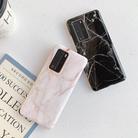 For Huawei P40 Glossy Marble Pattern Soft TPU Protective Case(Black Cloud) - 3